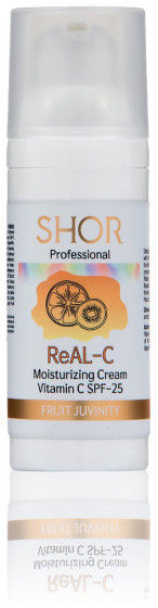 Shor Cosmetics Real-C Moisturizing Cream Vitamin C SPF25 - Увлажняющий крем с витамином С