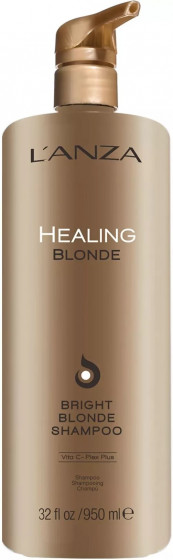 L'anza Healing Blonde Bright Shampoo - Целебный шампунь для натуральных и обесцвеченных светлых волос