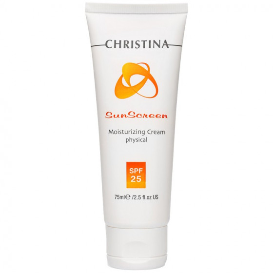 Christina Sunscreen Moisturizing Cream Physical SPF 25 - Солнцезащитный увлажняющий крем с физической защитой SPF 25 