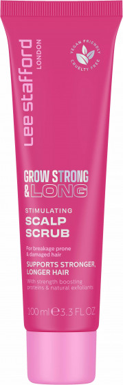 Lee Stafford Grow Strong Long Stimulating Scalp Scrub - Стимулирующий скраб для кожи головы для усиления роста волос