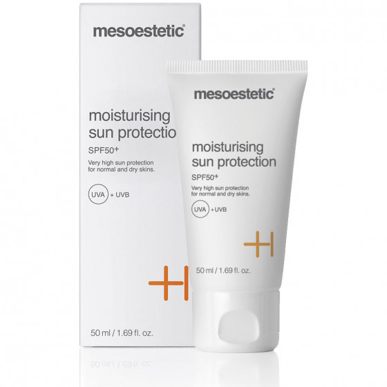 Mesoestetic Moisturising sun protection SPF50+ - Крем для полной защиты от солнца с SPF50