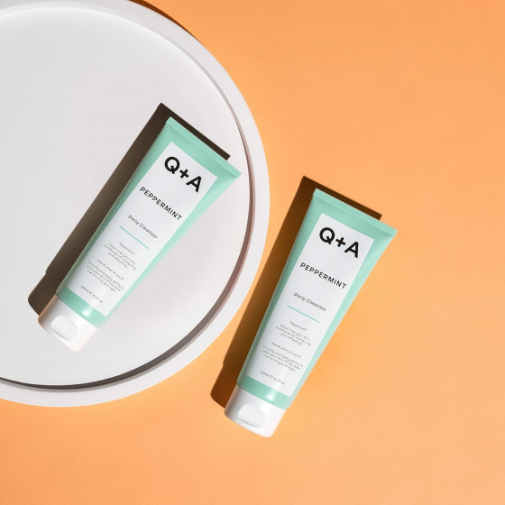 Q+A Peppermint Daily Cleanser - Очищающее средство для лица с мятой - 4