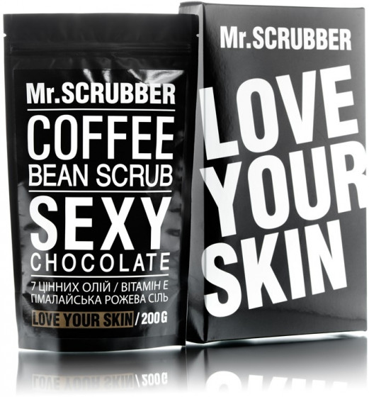 Mr.Scrubber Sexy Сhocolate Coffee Bean Scrub - Кофейный скраб для тела