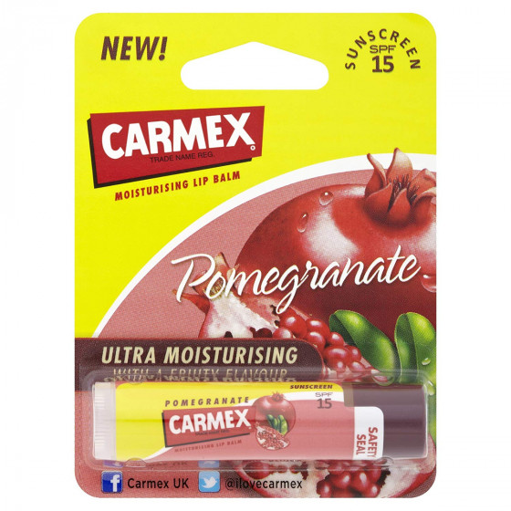 Carmex Pomegranate Stick Set Lip Balm SPF 15 - Бальзам для губ в стике