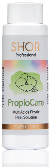 Shor Cosmetics PropioCare Multiacids Phytic Peel Solution - Мультикислотный пилинг-лосьон с фитиновой кислотой