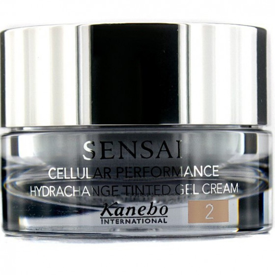 Kanebo Sensai Cellular Performance Hydrachange Tinted Gel-Cream - Увлажняющий тональный крем-гель №3 (Soft Almond)