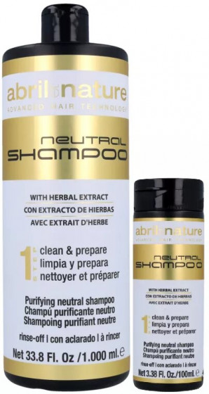 Abril et Nature Regenerating Neutral Shampoo №1 - Восстанавливающий шампунь для волос - 1