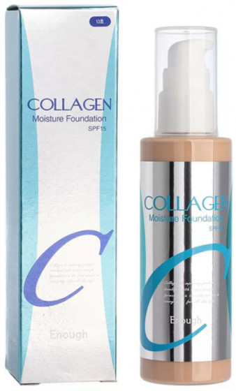 Enough Collagen Moisture Foundation SPF15 - Увлажняющая тональная основа для лица с коллагеном