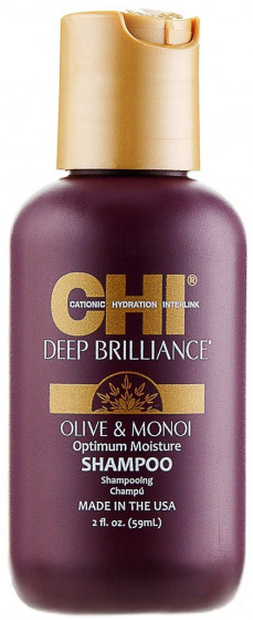 CHI Deep Brilliance Olive & Monoi Optimum Moisture Shampoo - Увлажняющий шампунь