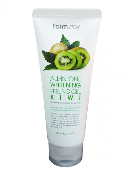 FarmStay All-In-One Whitening Peeling Gel Kiwi - Пилинг-гель с экстрактом киви