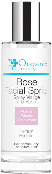 The Organic Pharmacy Rose Facial Spritz Toner - Тоник-спрей для глубокого увлажнения кожи