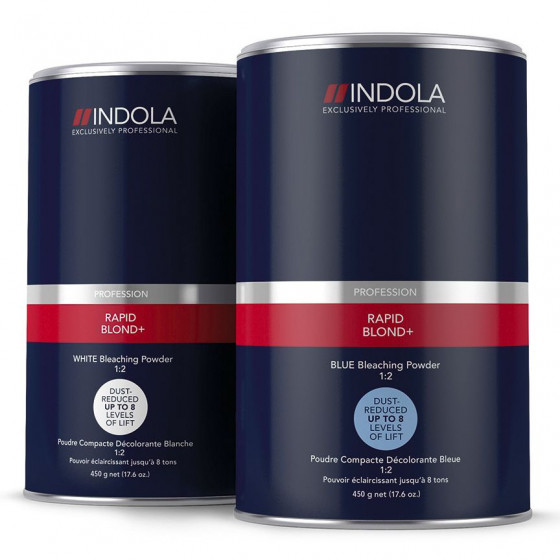 Indola Profession Rapid Blond+ White Dust-Free Powder - Беспылевой осветляющий порошок белый - 1