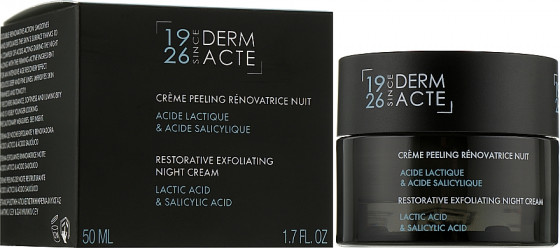 Academie Derm Acte Restorative Exfoliating Night Cream - Ночной обновляющий крем-эксфолиант - 1