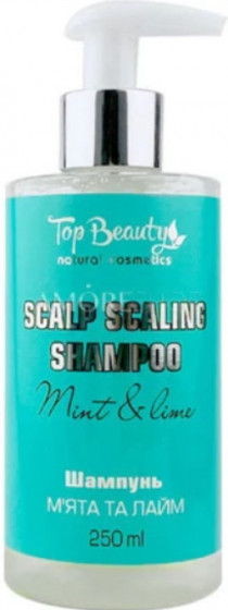 Top Beauty - Шампунь для глубокой очистки кожи головы Мята и Лайм