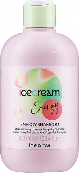 Inebrya Ice Cream Energy Shampoo - Тонизирующий шампунь против выпадения волос