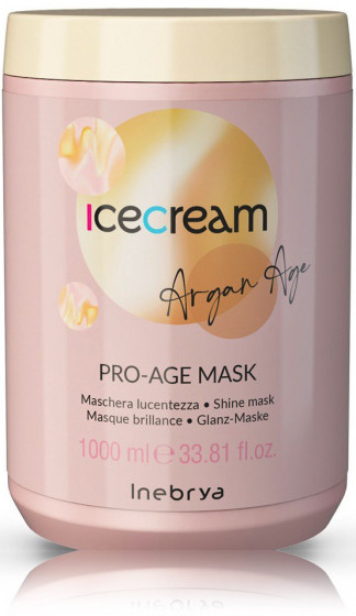 Inebrya Argan Oil Pro Age Mask - Маска с аргановым маслом для окрашенных волос