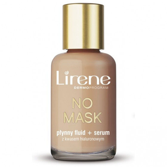 Lirene No Mask Fluid & Serum - Тональный крем-флюид без эффекта маски