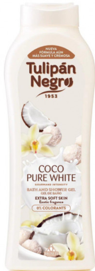 Tulipan Negro Shower Gel "Coco Pure White" - Гель для душа "Нежный кокос"