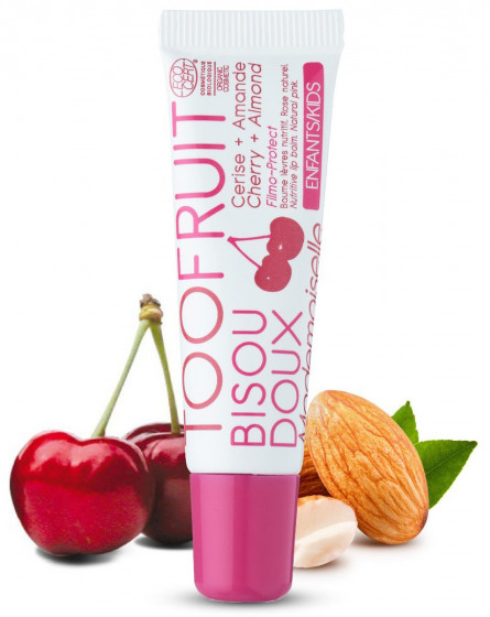 Toofruit Bisou Doux Mademoiselle Lip Balm Cherry Almond - Увлажняющий бальзам для губ "Вишня и миндаль" - 1