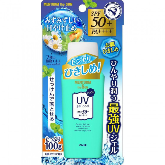 Omi Brotherhood Menturm The Sun UV Gel Cool - Гель солнцезащитный охлаждающий SPF 50+ и PA++++