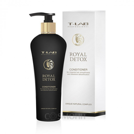 T-LAB Professional Royal Detox Conditioner - Кондиционер для королевской гладкости и абсолютной детоксикации - 1