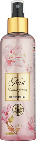Top Beauty Body Mist Dream flowers - Мист для лица и тела с шимером Dream flowers