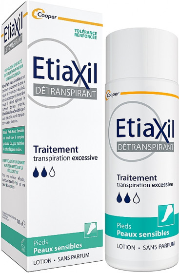 Etiaxil Antiperspirant Treatment Sensitive Skin Lotion - Антиперспирант-лосьон длительного действия для чувствительной кожи рук и ног