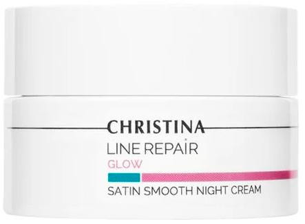 Christina Line Repair Glow Satin Smooth Night Cream - Ночной крем для лица "Гладкость сатина"