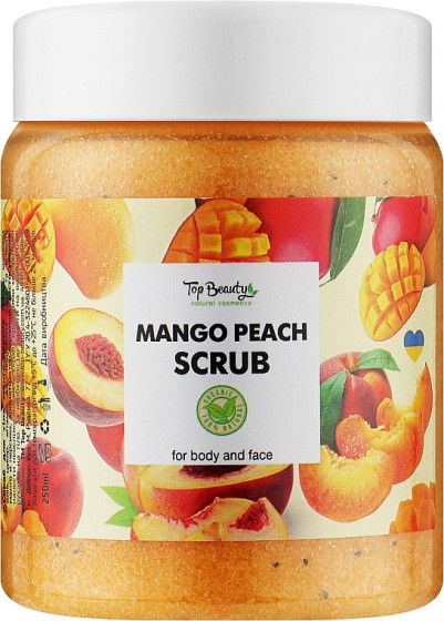 Top Beauty Scrub Mango Peach - Скраб для тела и лица (манго-персик)