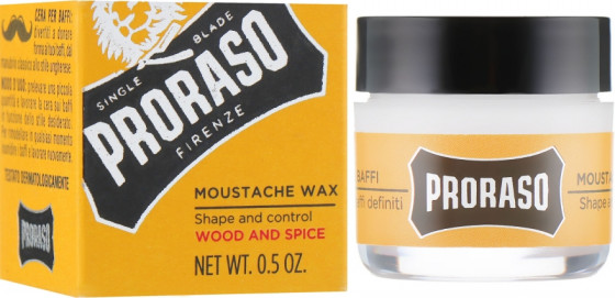 Proraso Moustache Wax Wood & Spice - Воск для усов - 1