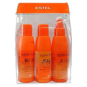 Estel Professional Curex Sunflower - Дорожный набор Увлажнение и Защита от UV-лучей