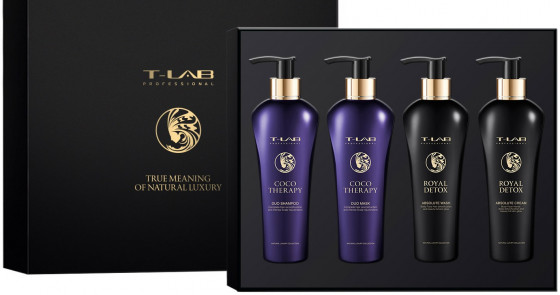 T-LAB Professional Royal Detox + Coco Therapy Love Set - Подарочный набор