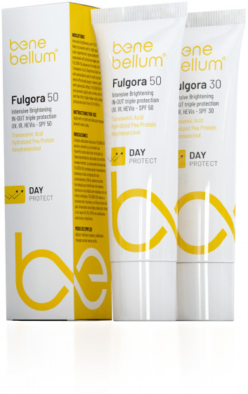 Skin Tech Bene Bellum Fulgora SPF50+ - Интенсивный осветляющий крем с внутренней и наружной фотозащитой - 1