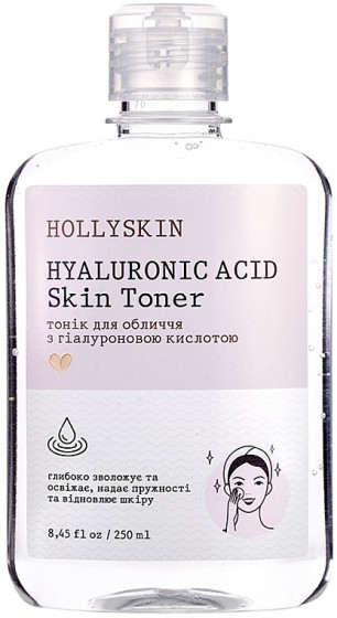 Hollyskin Hyaluronic Acid Skin Toner - Тоник для лица с гиалуроновой кислотой - 1