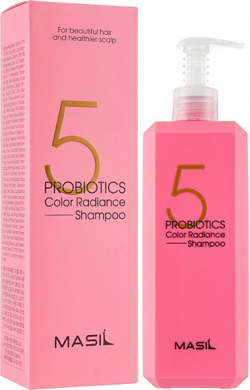 Masil 5 Probiotics Color Radiance Shampoo - Шампунь для волос с пробиотиками для защиты цвета - 1