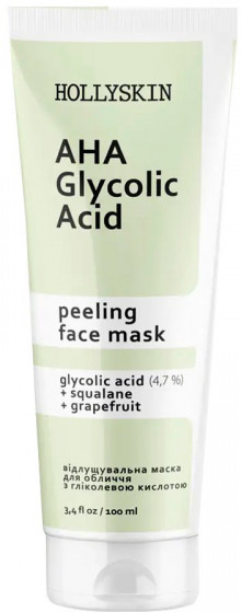 Hollyskin Glycolic AHA Acid Face Mask - Маска для лица с гликолевой кислотой