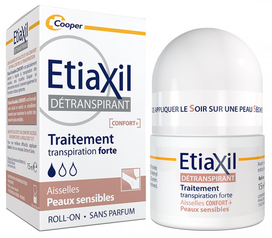 Etiaxil Antiperspirant Confort Plus for Sensitive Skin - Антиперспирант длительного действия для чувствительной кожи