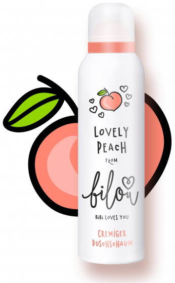 Bilou Lovely Peach Shower Foam - Пенка для душа "Прекрасный персик" - 1