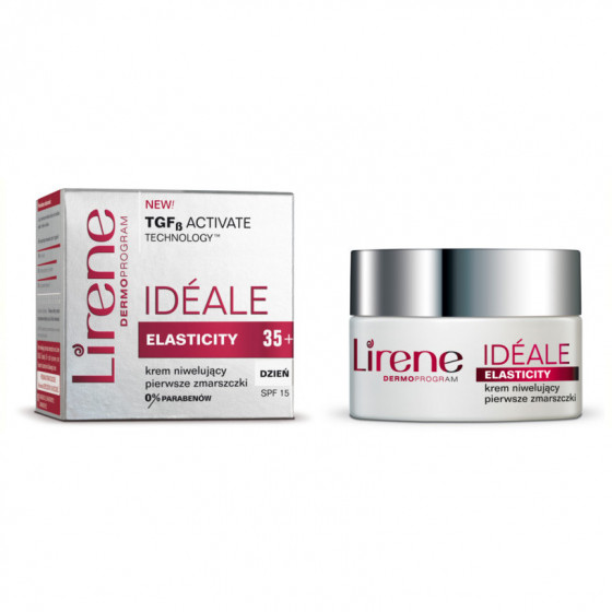 Lirene Ideale Elasticity 35+ Day Cream SPF 15 - Дневной крем от первых морщин 35+