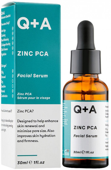 Q+A Zinc PCA Facial Serum - Сыворотка для лица с цинком PCA - 1