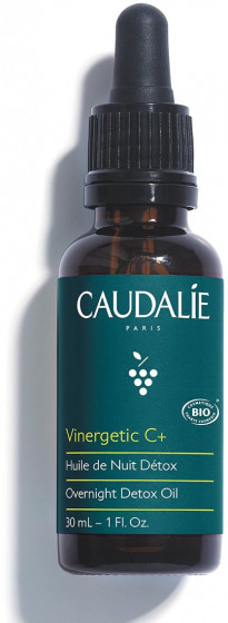 Caudalie Vinergetic C+ Overnight Detox Oil - Ночное детокс-масло для лица