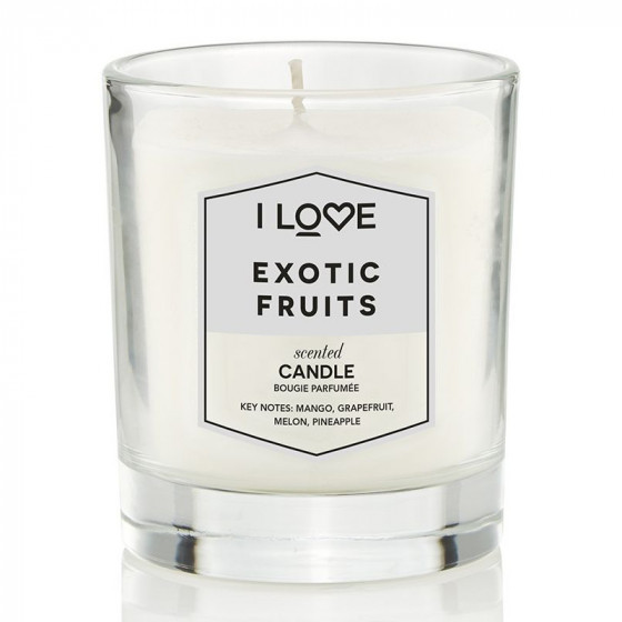 I Love Exotic Fruits Candle - Ароматическая свеча "Экзотические фрукты"