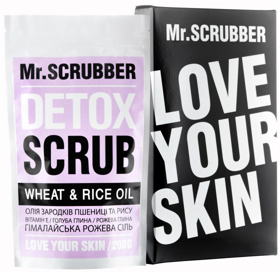 Mr.Scrubber Wheat & Rice Oil Detox Scrub - Рисовый скраб для тела "Детокс"