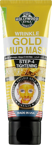 Hollywood Style Wrinkle Gold Mud Mask - Грязевая антивозрастная маска