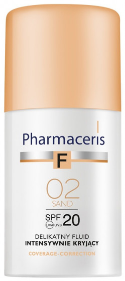 Pharmaceris F Intense Coverage Mild Fluid Foundation SPF20 - Деликатный тональный крем