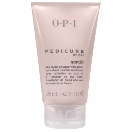 OPI Pedicure Scrub Aha Foot With Natural Sugar Crystals - Скраб для ног с сахарными кристаллами