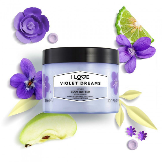 I Love Violet Dreams Body Butter - Масло для тела "Фиалковые мечты" - 1