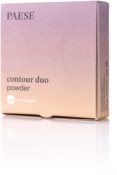 Paese Nanorevit Contour Duo Powder + Bronzer - Контурная палитра 2 в 1 Пудра + Бронзер - 1