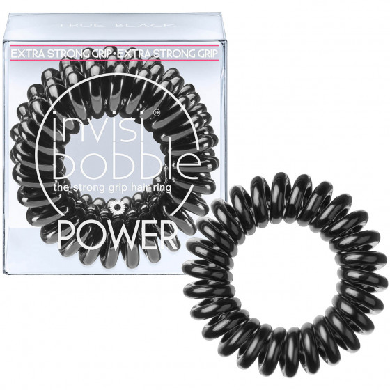 Invisibobble Power True Black - Резинки для волос экстра-сильной фиксации