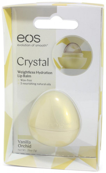 EOS Vanilla Crystal Lip Balm - Бальзам для губ "Ваниль"